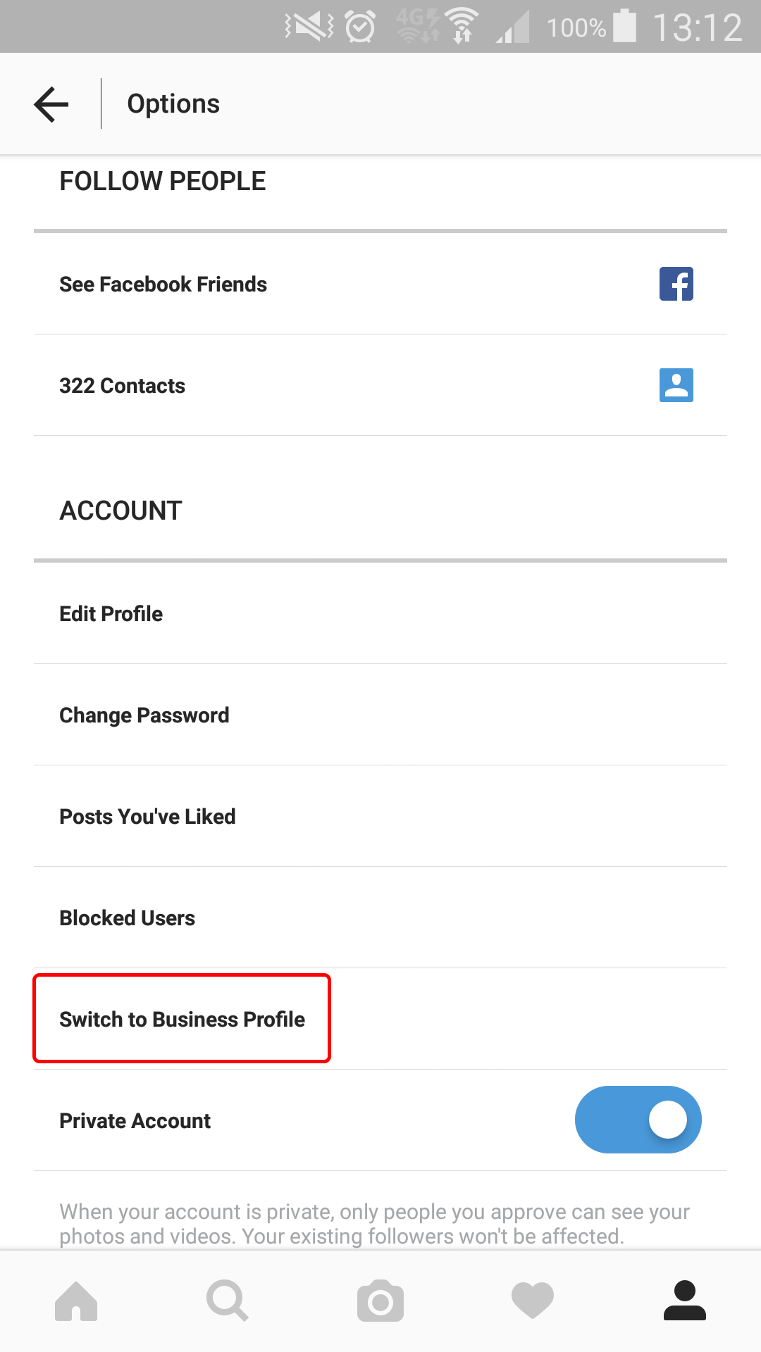Setting up your profile