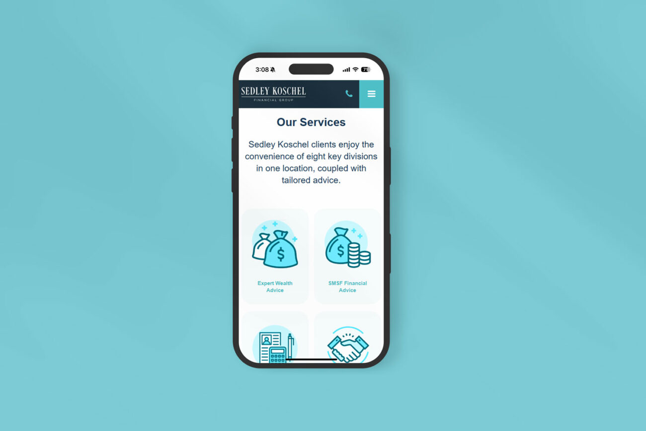 Sedley Koschel Website by iFactory Brisbane