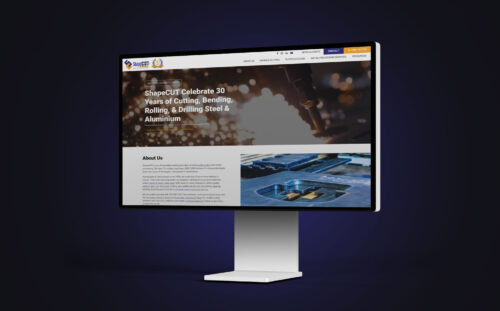 ShapeCUT website by iFactory Brisbane