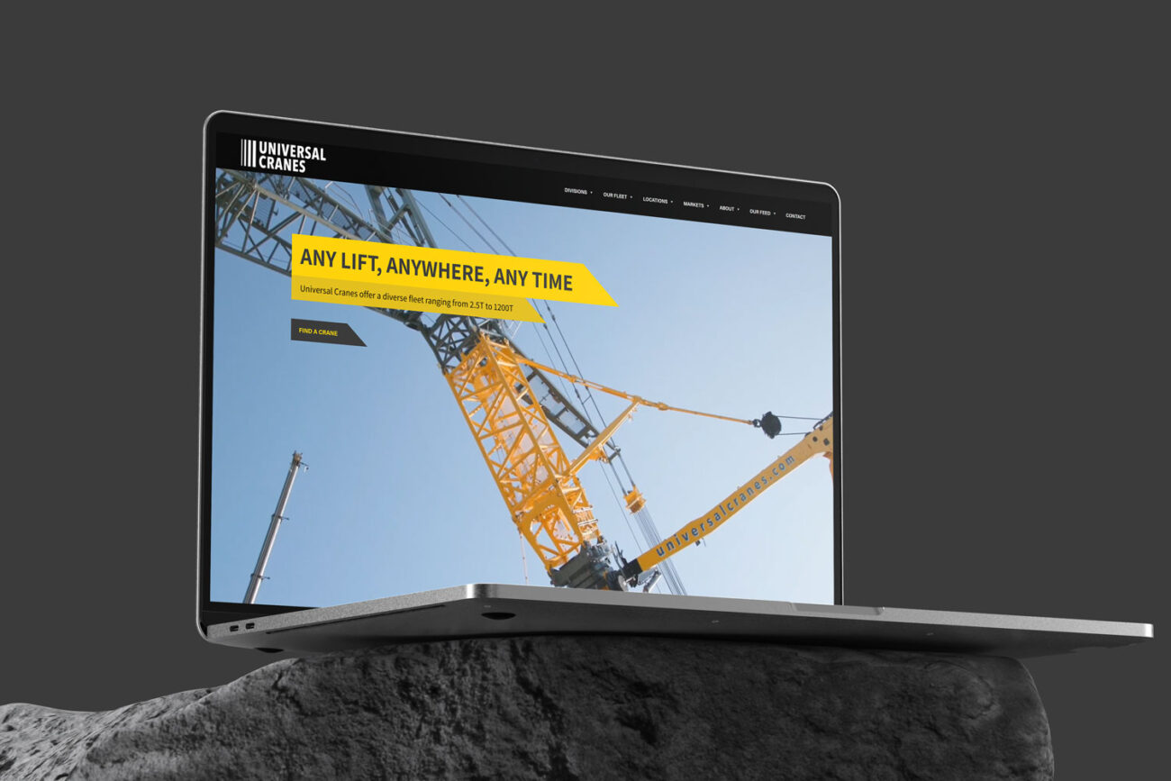 Universal Cranes Website by iFactory Brisbane